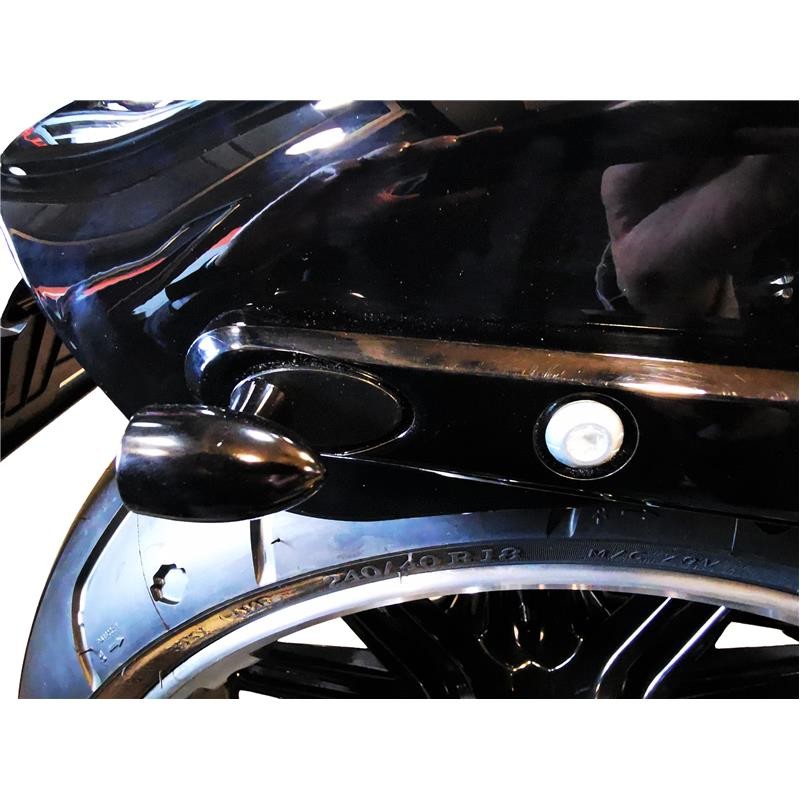 Caches orifices clignotants arrière Harley-Davidson Softail