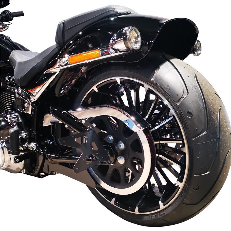 Support de plaque latéral Harley-Davidson FLFBS FAT BOY 114