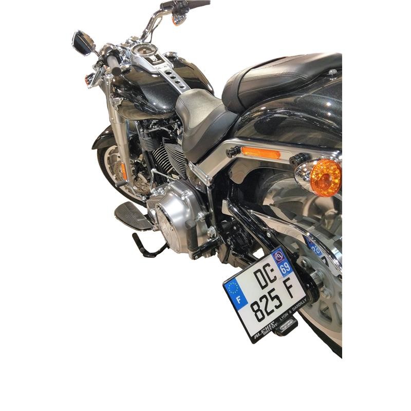 Support de plaque latéral Harley-Davidson FLFBS FAT BOY 114
