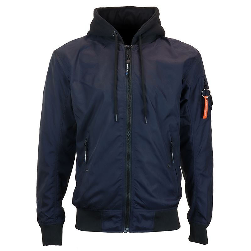 Bombers Maverick Bleu L