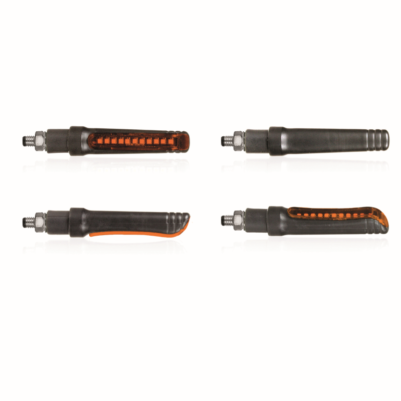 Clignotants à LED Séquentiel 2.0 Melten Noir/Orange