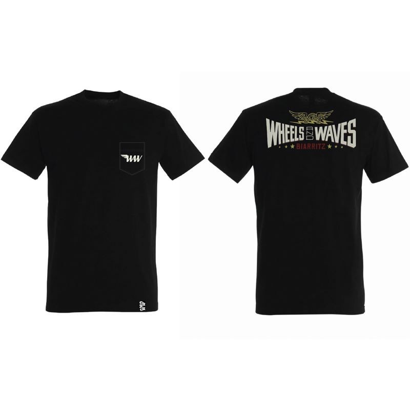 Tee Shirt Wheels and Waves FIRE B/B L