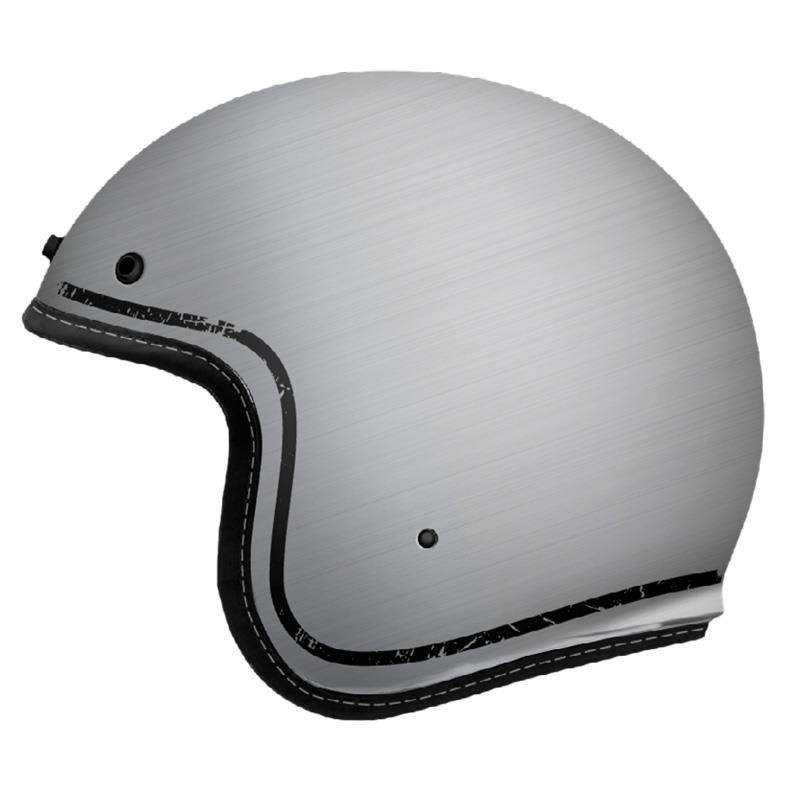 HELMET MT OF507SV B LE MANS 2 SV S SCRATCHED CHROME A2 MATT