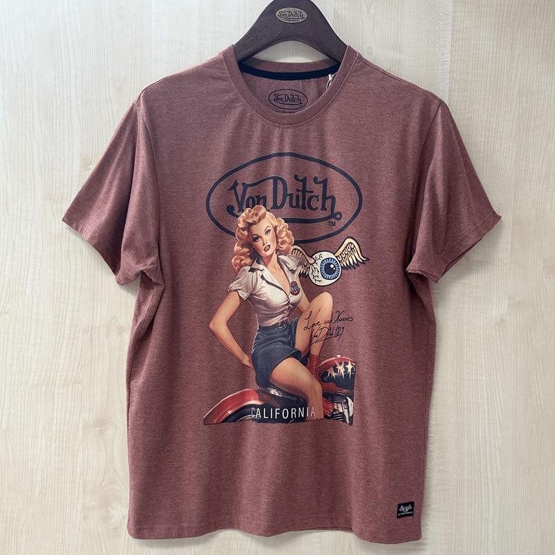 Tee Shirt Von Dutch PINUP/LC  (Px Unitaire vendu par 8)