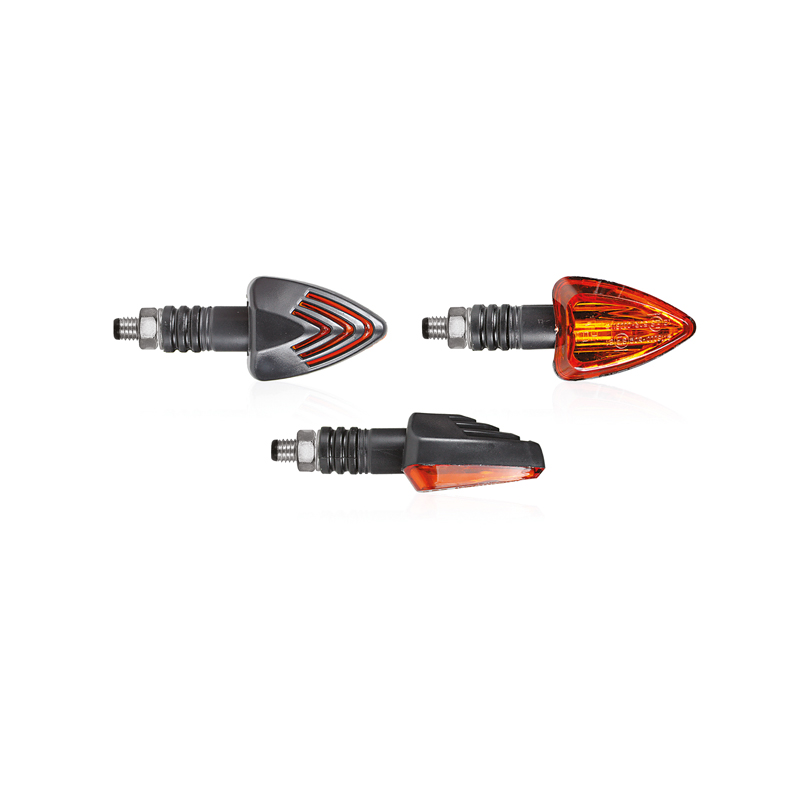Clignotants Homologués Gunner Set Noir