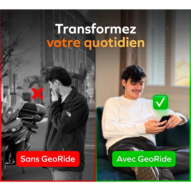 GeoRide 3s - Tracker GPS - Alarme connectée - Détection radar en sous-sol