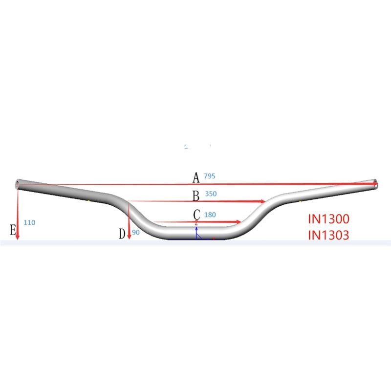 Guidon Fat Bar Alu Mat Medium 110
