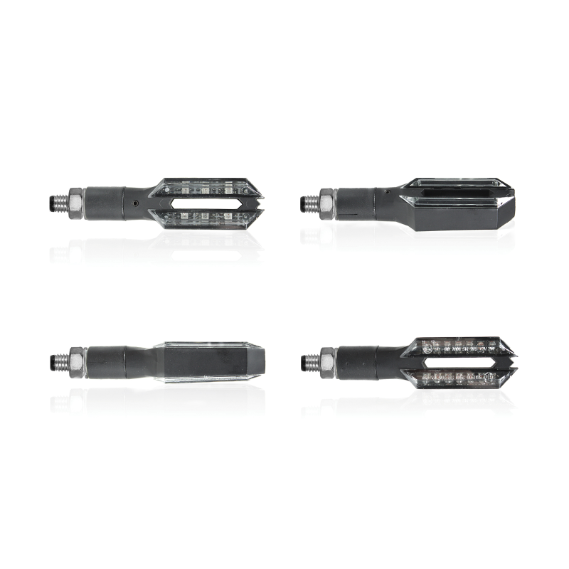 Clignotants  Douglas Led Noir/Transparent