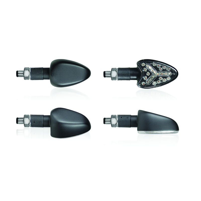 Clignotants à Led Stop Linger Noir Transparent