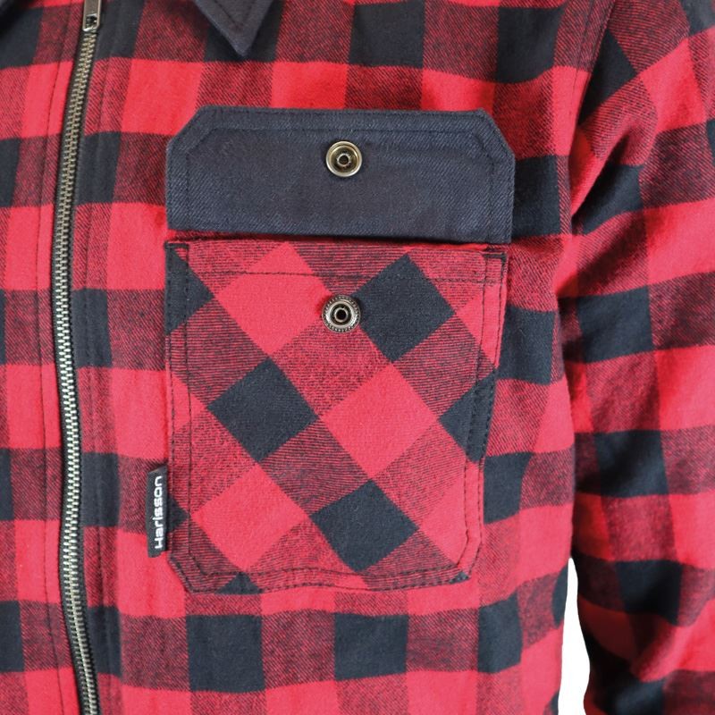 Sur Chemise Ranger Lady Noir/Rouge