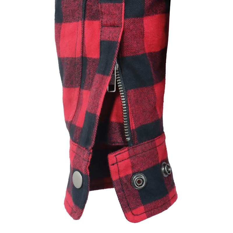 Sur Chemise Ranger Lady Noir/Rouge