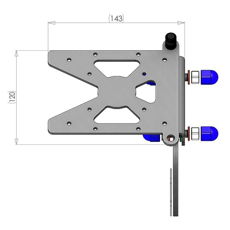 Support de plaque latéral Harley-Davidson NIGHTSTER 975