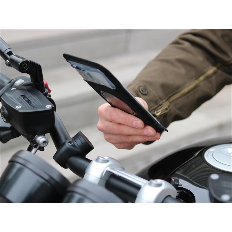 Support Smartphone magnétique Pro Vissé au Guidon avec pochette