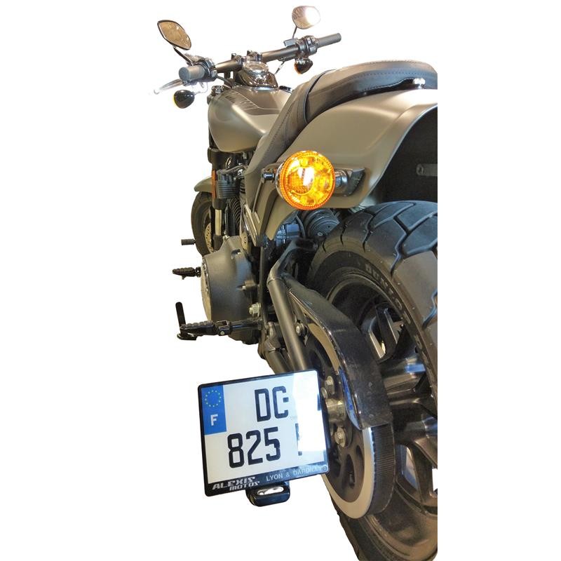 Support de plaque latéral Harley-Davidson FXFB FAT BOB 107 Support de plaque latéral Harley-Davidson FXFB FAT BOB 107