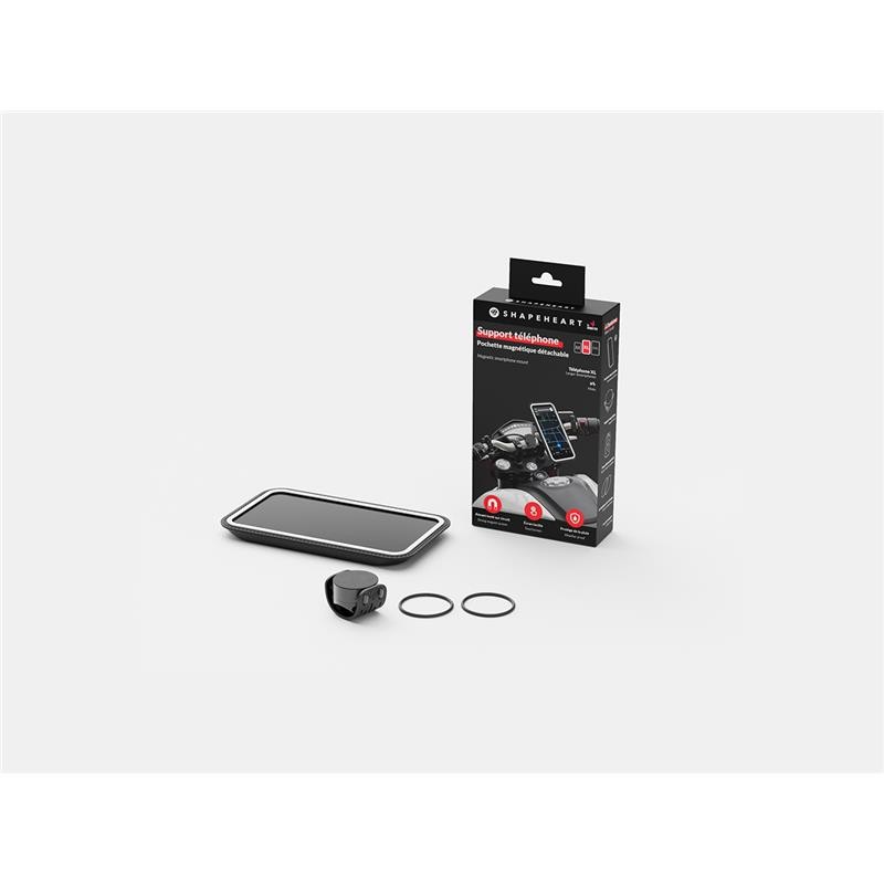 Support Smartphone magnétique au Guidon Classique  avec pochette