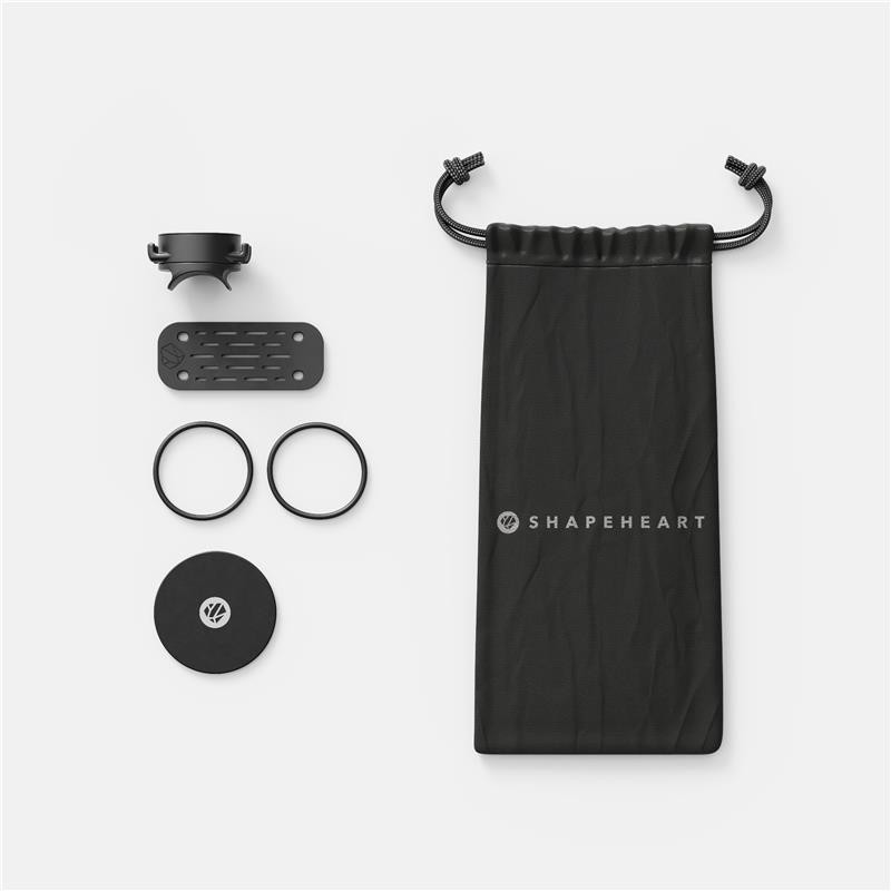 Support Smartphone magnétique au Guidon Classique  avec plaque métal adhésive