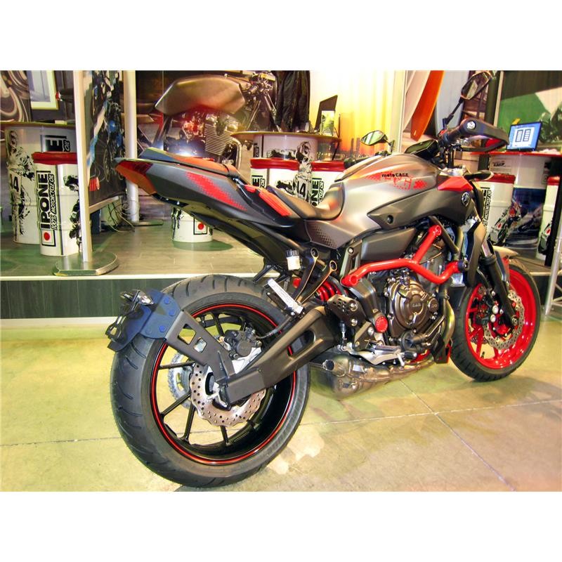Support de plaque ras de roue Yamaha MT07