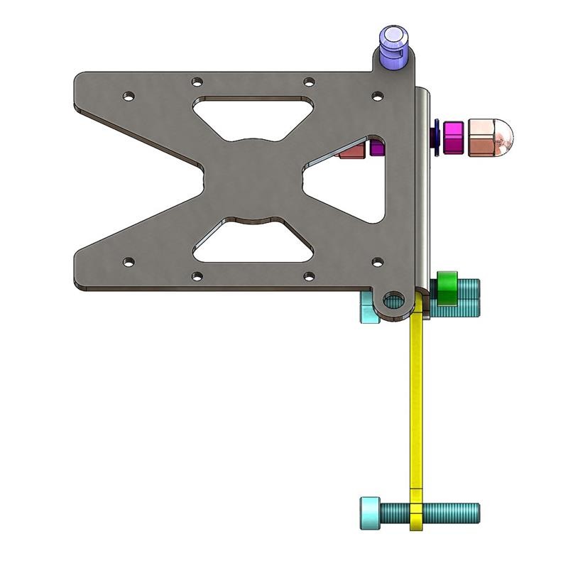 Support de plaque latéral Indian FTR 1200