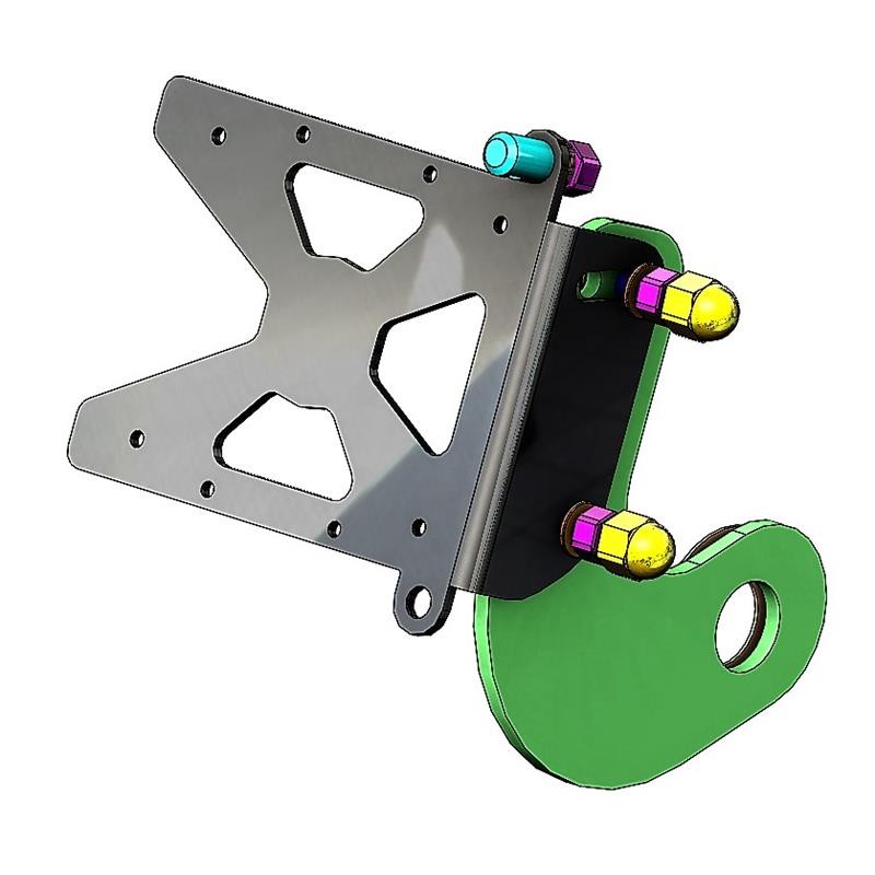 Support de plaque latéral Harley-Davidson DYNA Support de plaque latéral Harley-Davidson DYNA