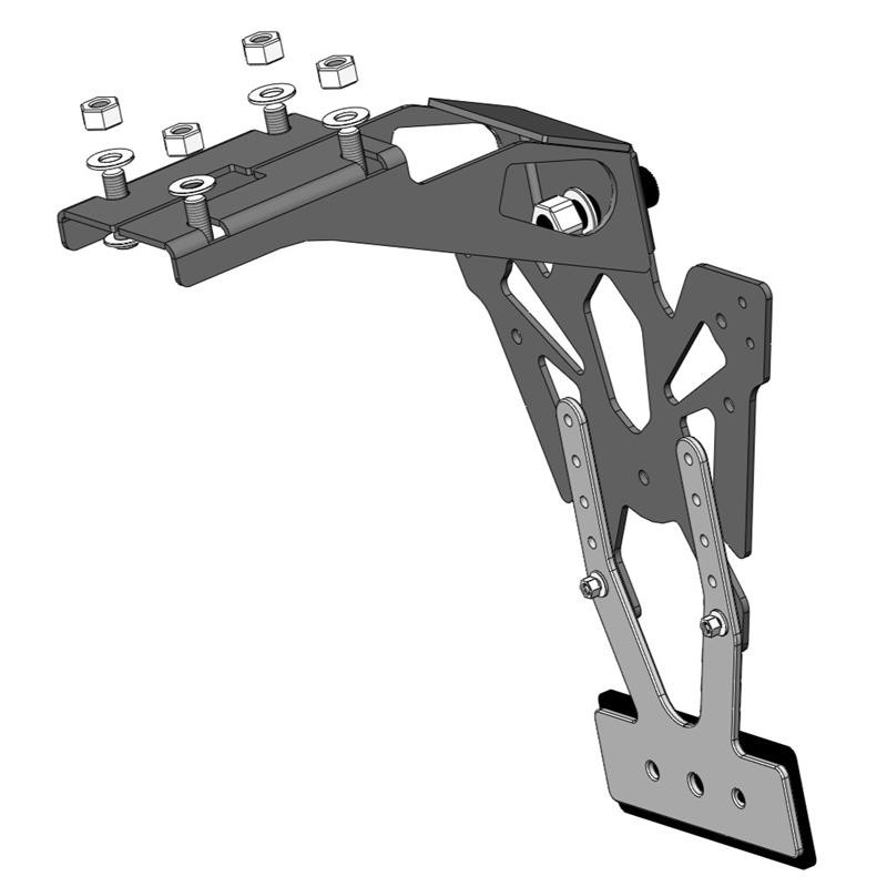 Support de plaque Kawasaki Ninja ZX-6R 636