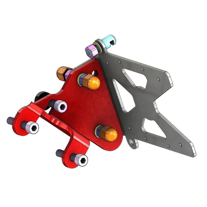 Support de plaque latéral Triumph Rocket 3 R