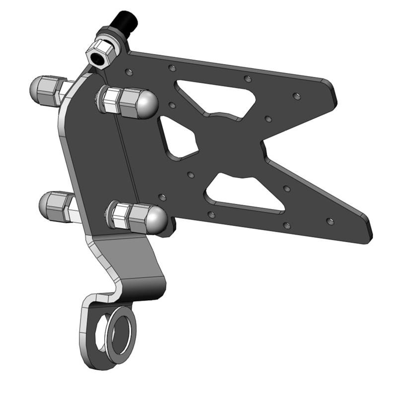 Support de plaque latéral Kawasaki 650 Vulcan S