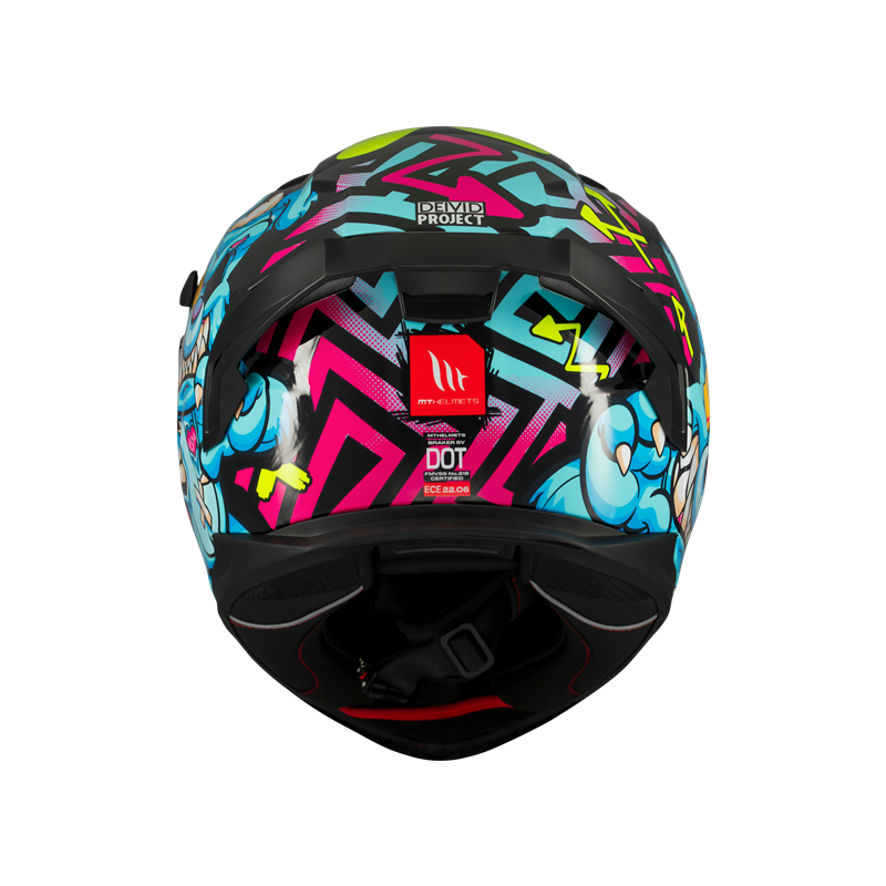 HELMET MT FF128SV BRAKER SV CRAZY TEDDY B7 GLOSS
