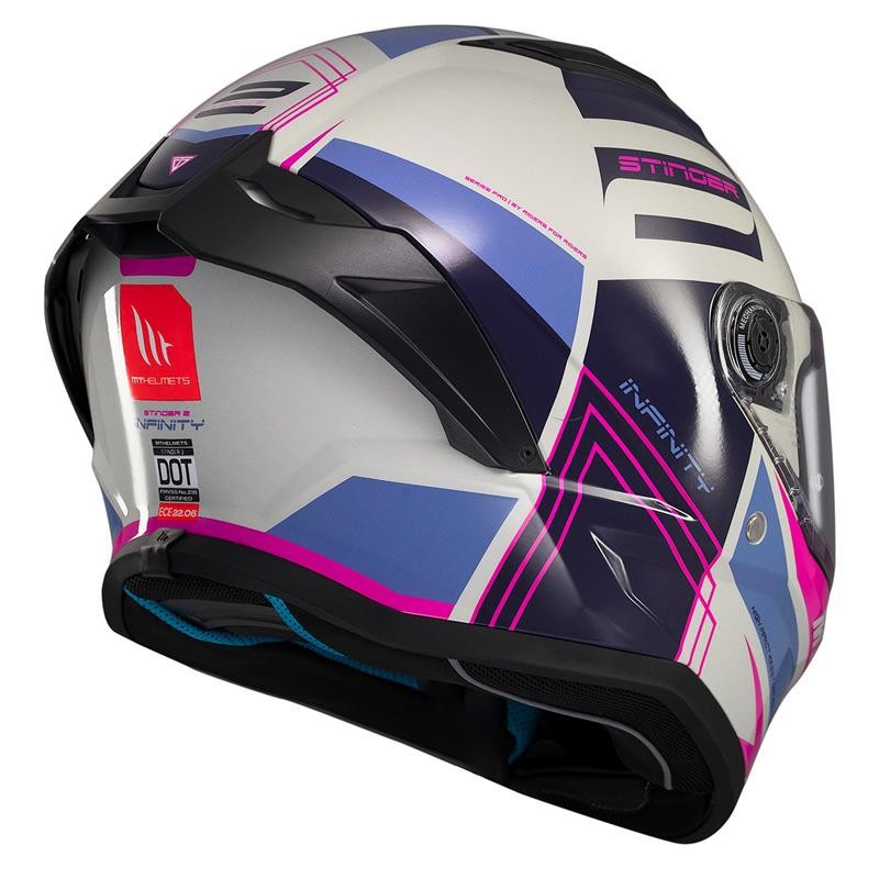 HELMET MT FF126 STINGER 2 TRON C8 GLOSS