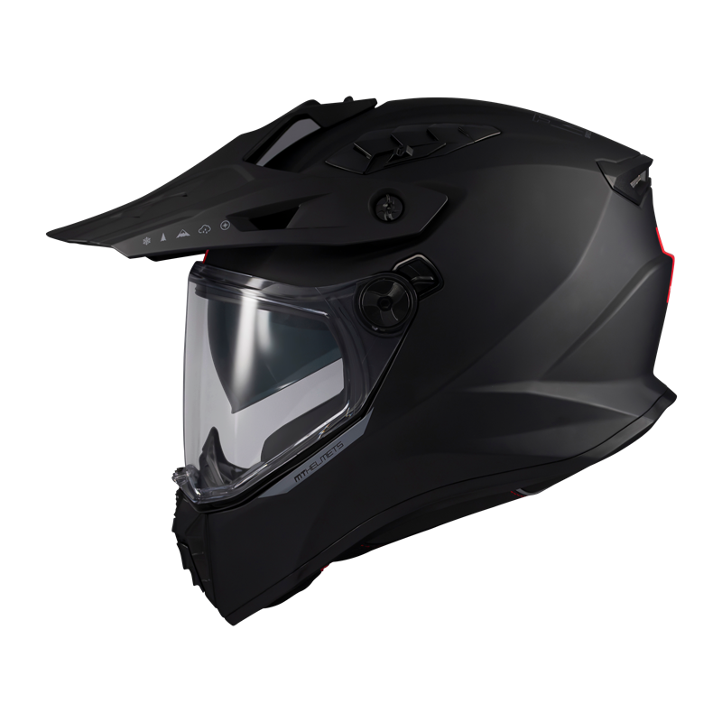 HELMET MT HS218SV TRACK SV SOLID A1 NOIR MAT