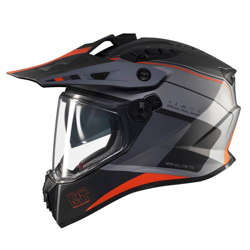 HELMET MT HS218SV TRACK SV ARIES C4 MATT