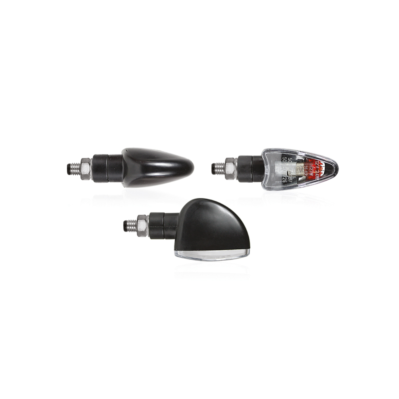 Clignotants Homologués Blaster Noir Blanc