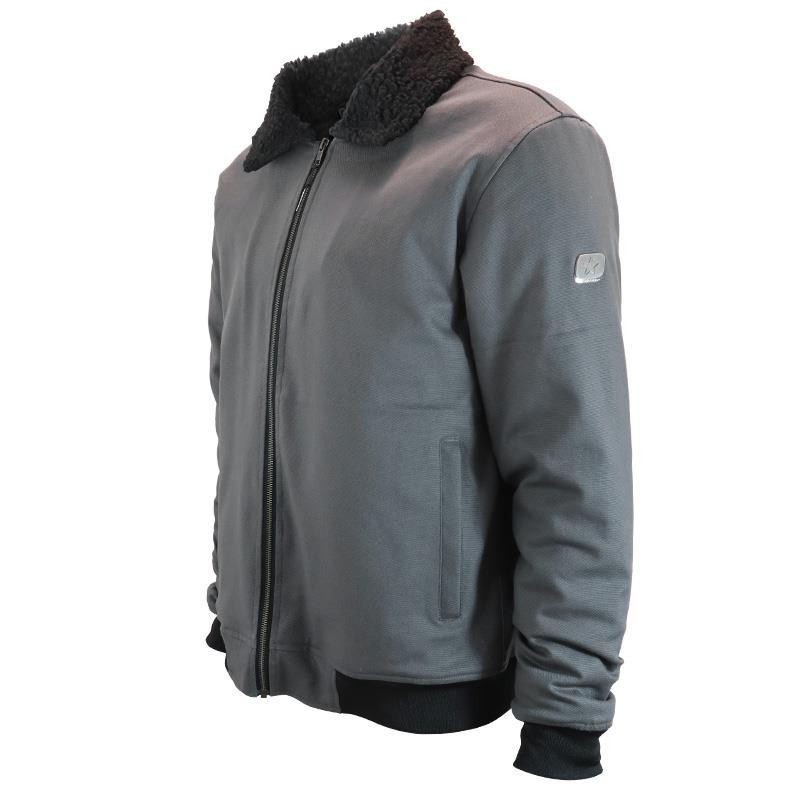 Blouson Goat Gris/Noir