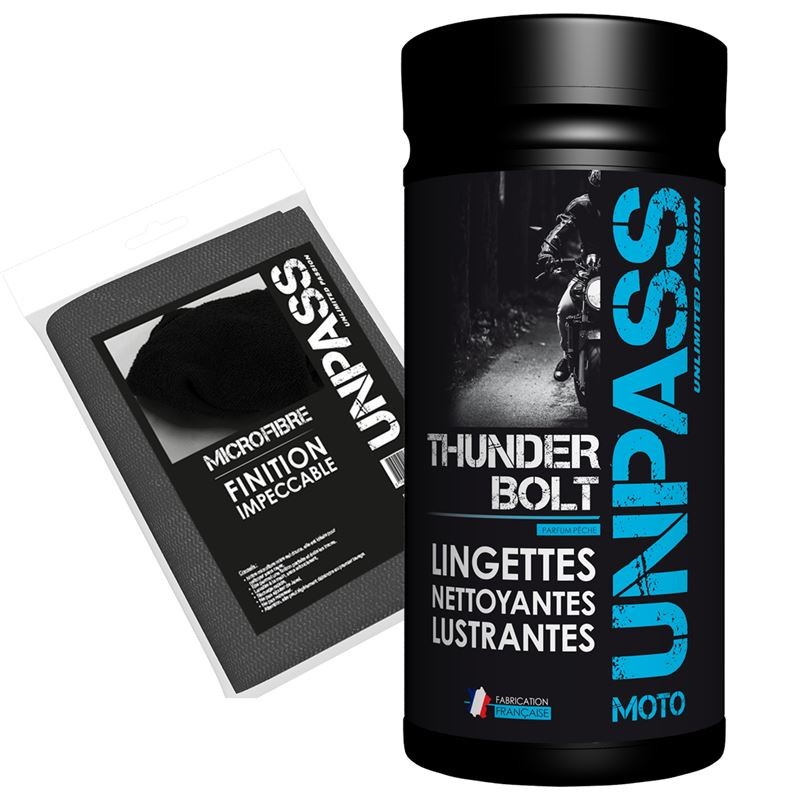 THUNDERBOLT Boite de lingettes + Microfibre