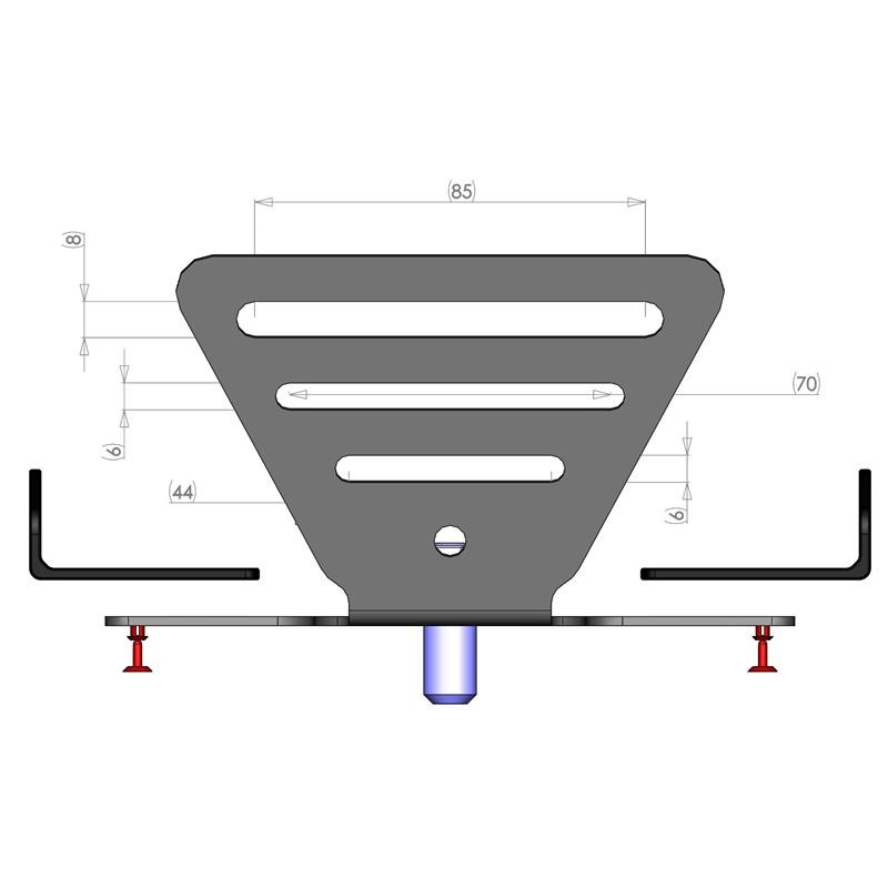 Support de plaque universel